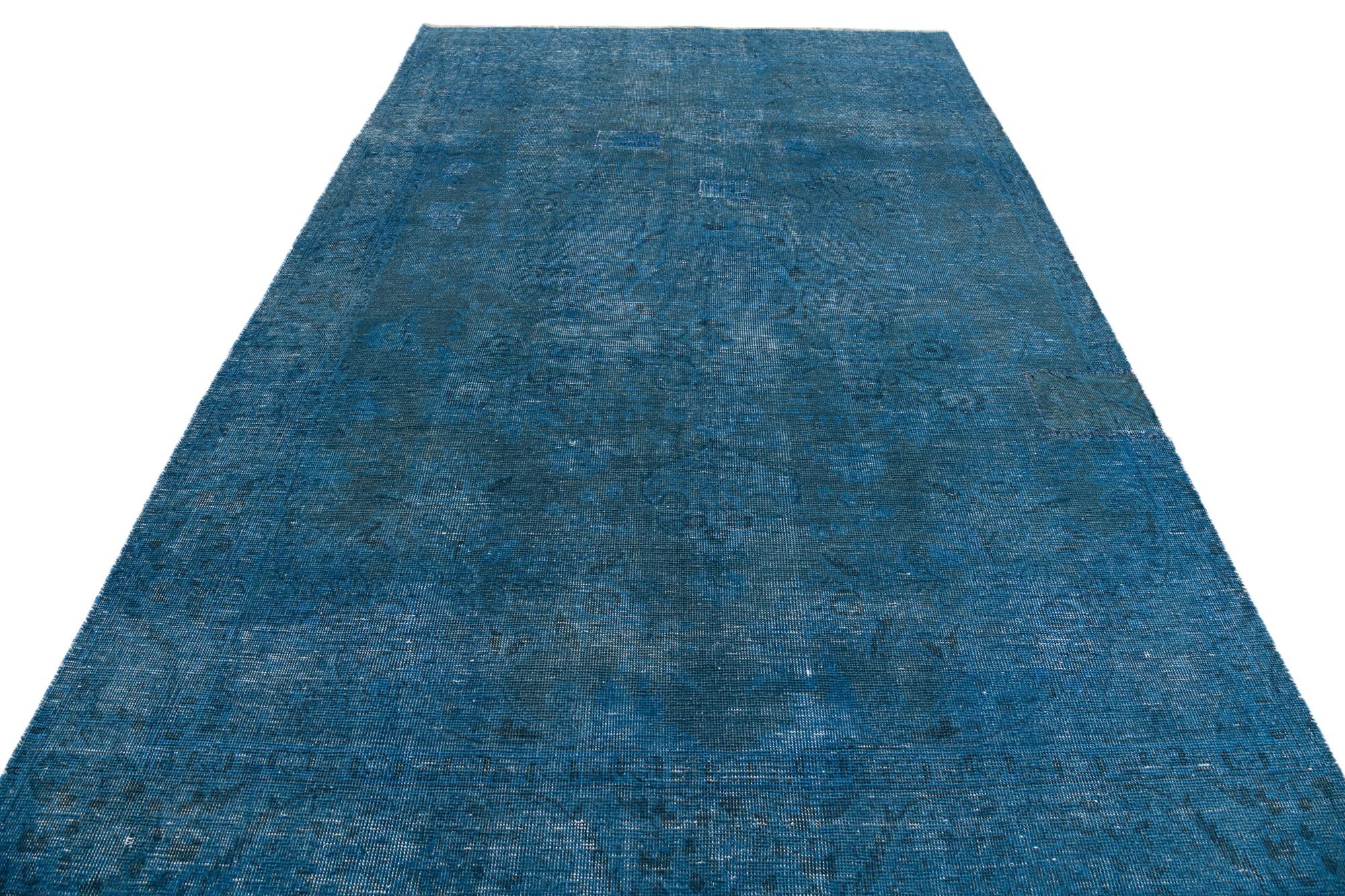 6' x 9' 2 Hand Knotted Ultra Vintage Persian Wool Rug