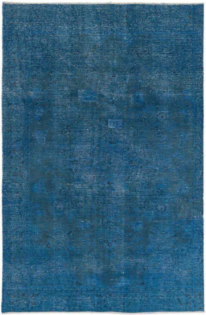 6' x 9' 2 Hand Knotted Ultra Vintage Persian Wool Rug