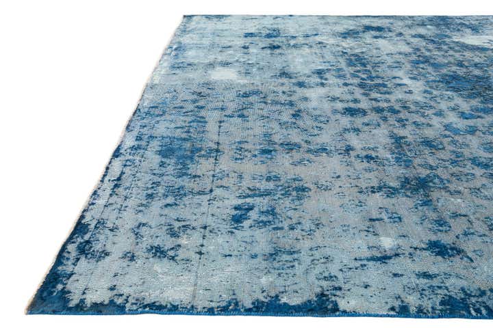 9' 4 x 11' 10 Hand Knotted Ultra Vintage Persian Wool Rug