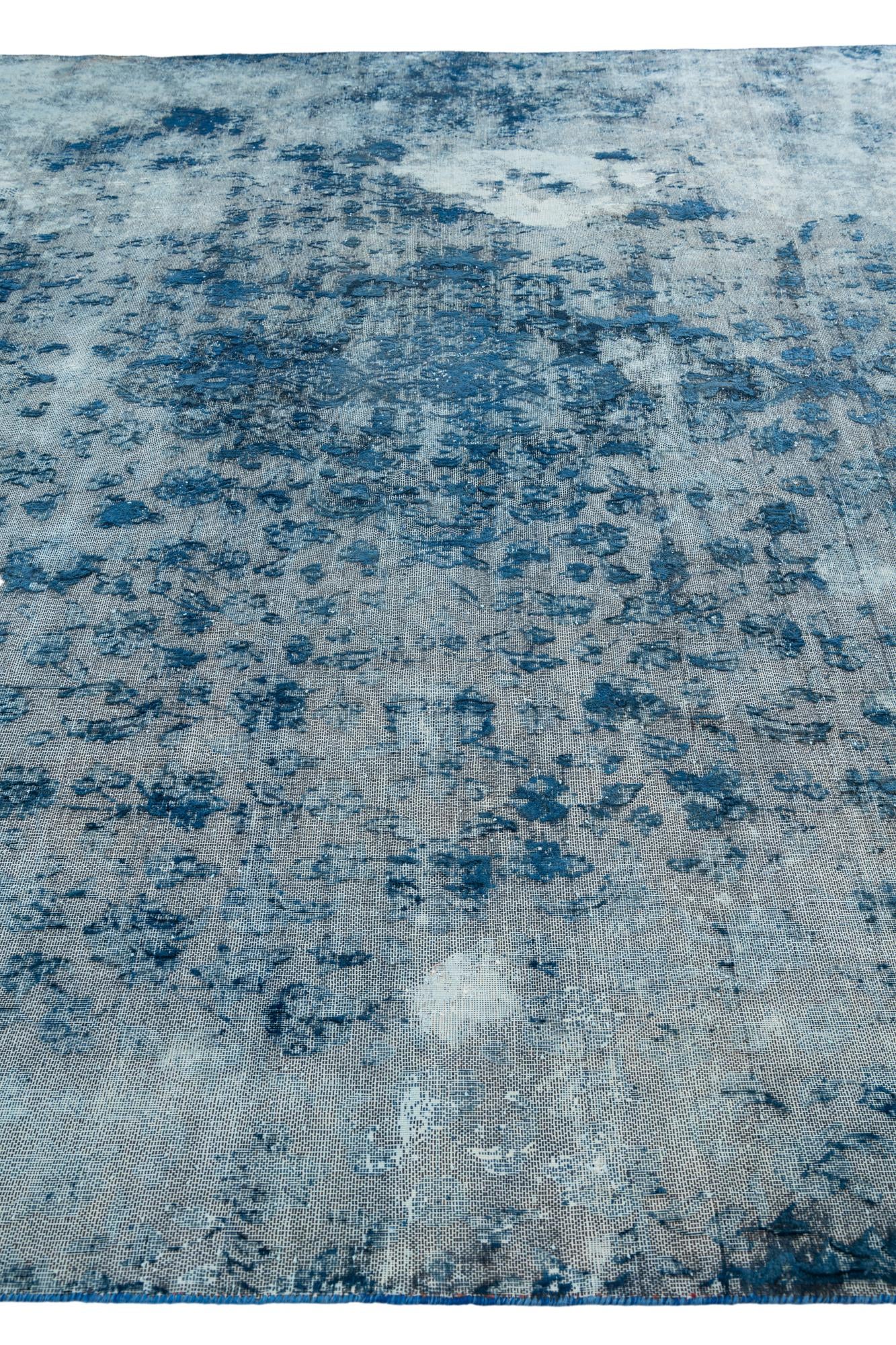 9' 4 x 11' 10 Hand Knotted Ultra Vintage Persian Wool Rug