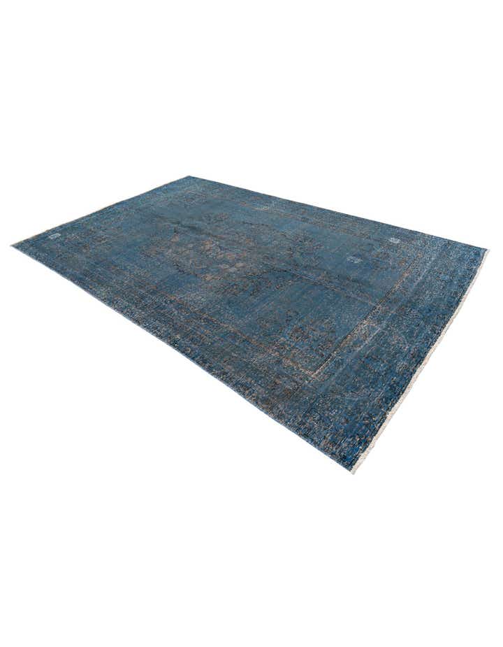 6' 6 x 9' 10 Hand Knotted Ultra Vintage Persian Wool Rug
