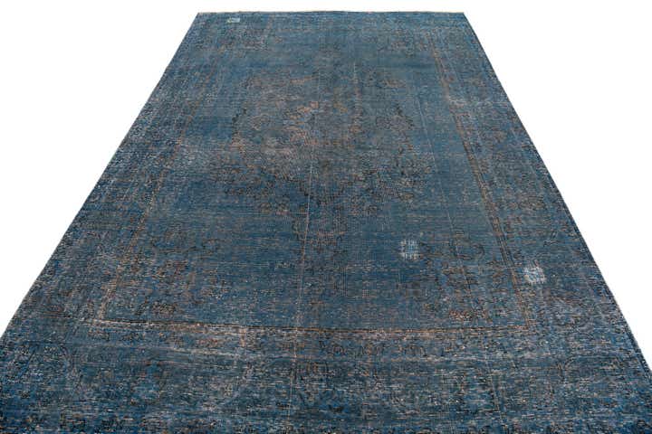 6' 6 x 9' 10 Hand Knotted Ultra Vintage Persian Wool Rug