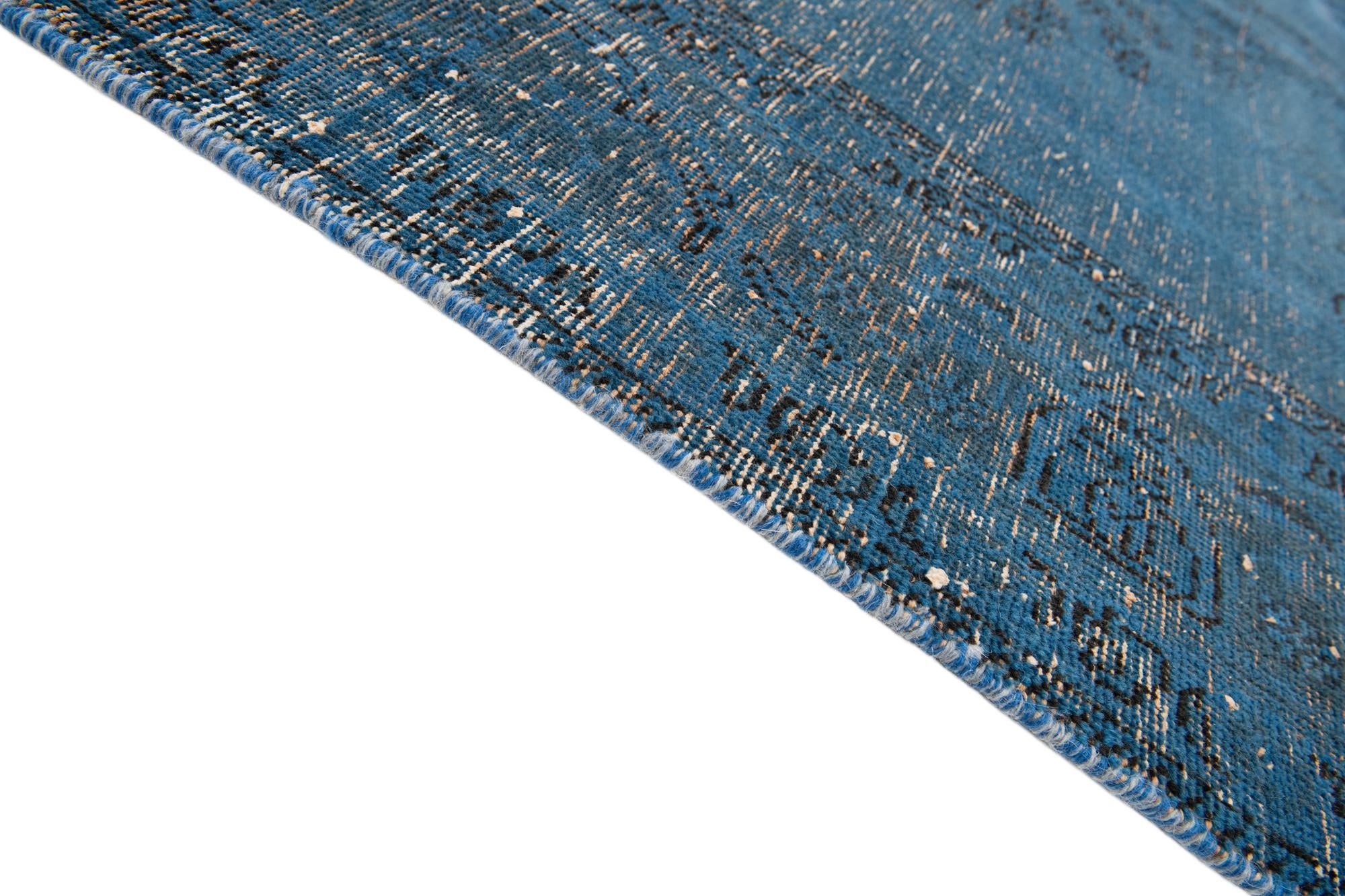 6' 6 x 9' 10 Hand Knotted Ultra Vintage Persian Wool Rug