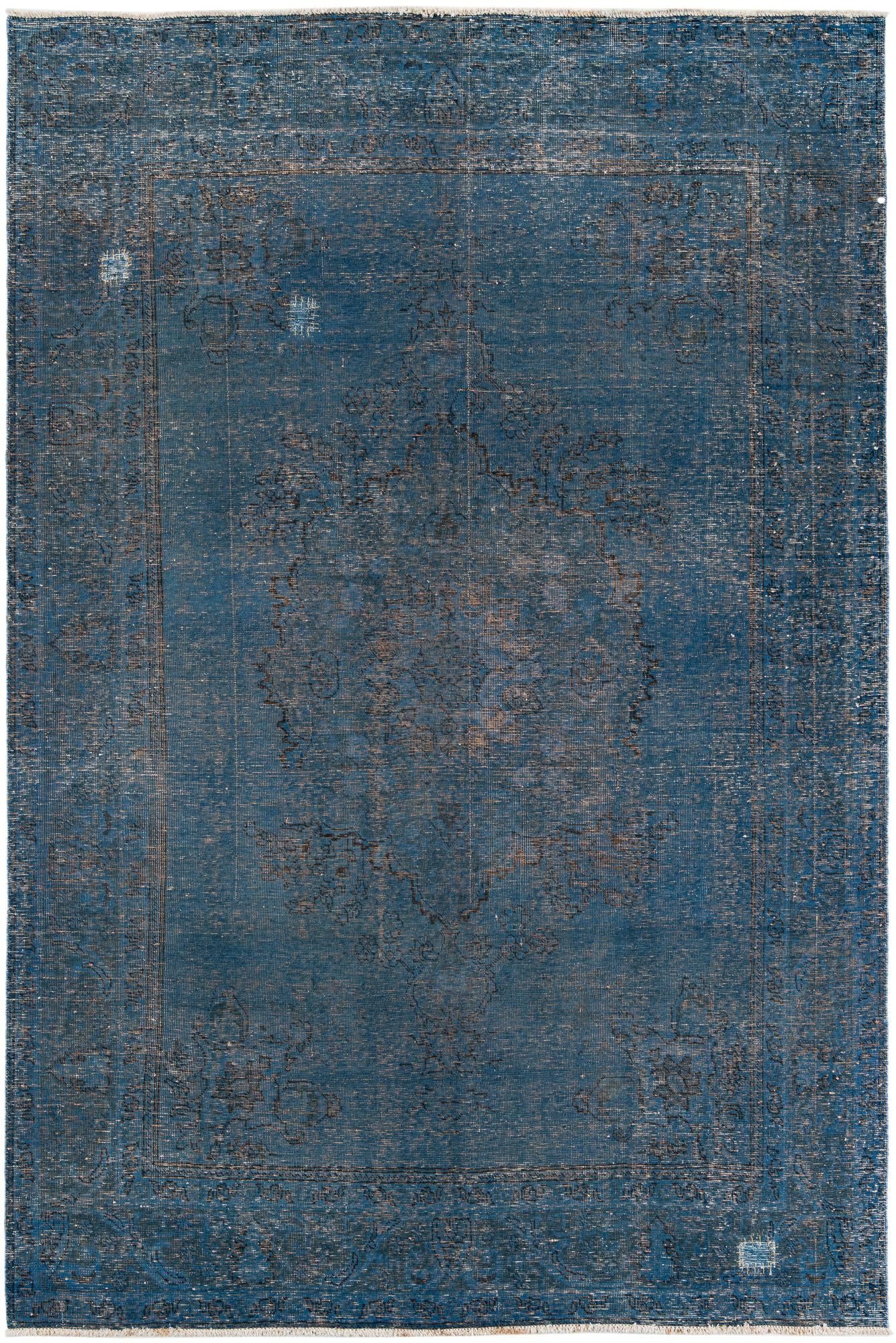 6' 6 x 9' 10 Hand Knotted Ultra Vintage Persian Wool Rug