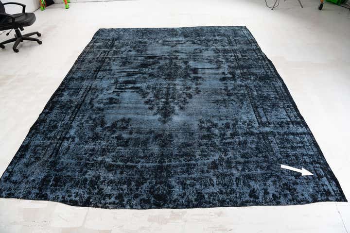 9' x 11' 2 Hand Knotted Ultra Vintage Persian Wool Rug