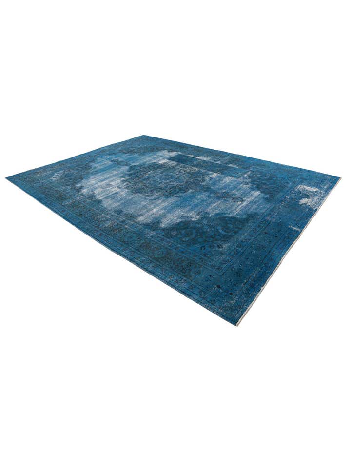 9' 4 x 12' 5 Hand Knotted Ultra Vintage Persian Wool Rug
