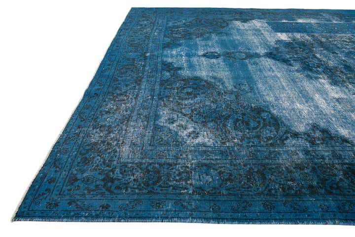 9' 4 x 12' 5 Hand Knotted Ultra Vintage Persian Wool Rug
