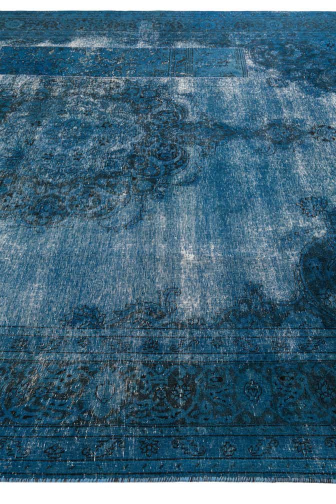 9' 4 x 12' 5 Hand Knotted Ultra Vintage Persian Wool Rug