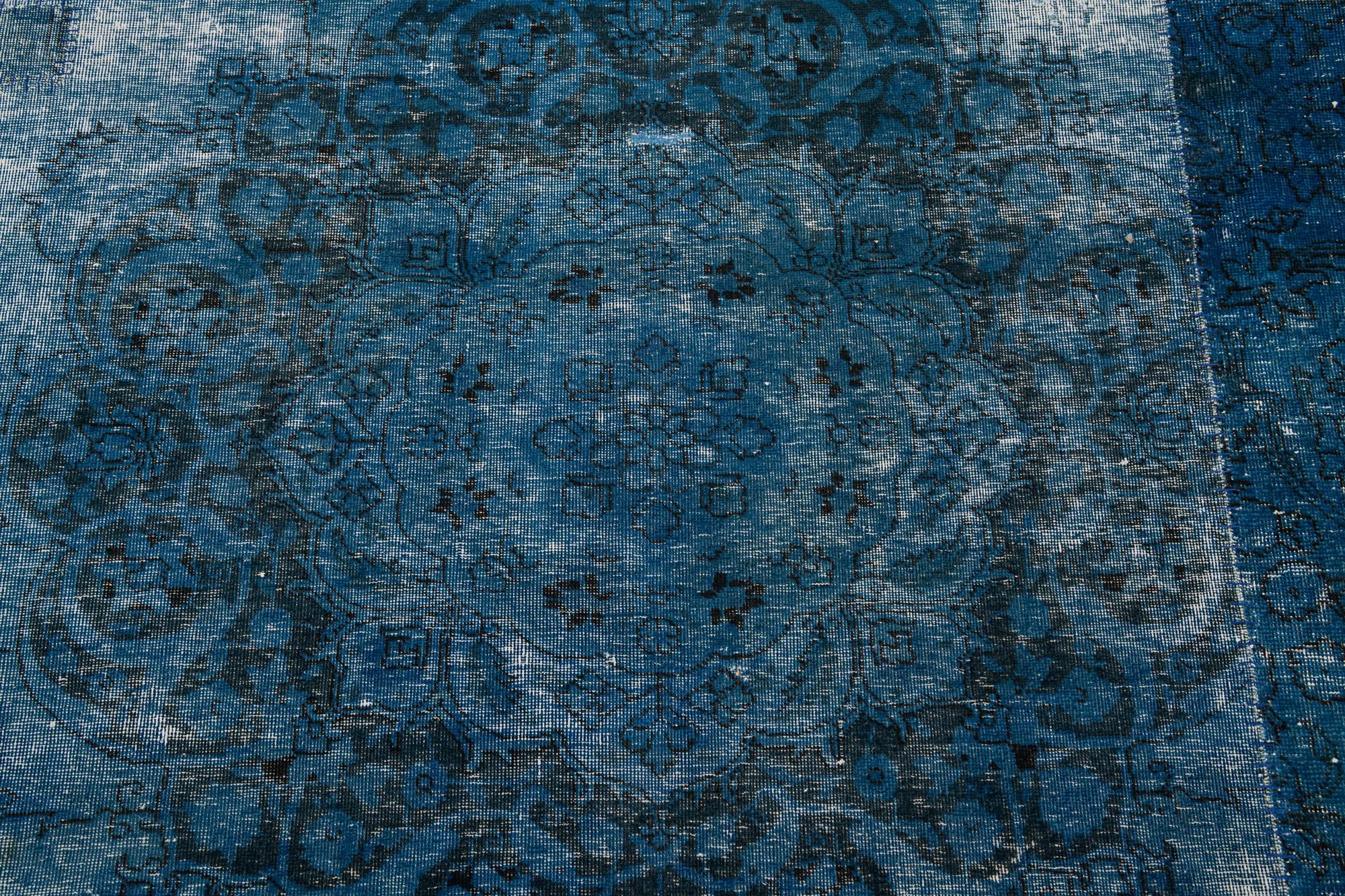 9' 4 x 12' 5 Hand Knotted Ultra Vintage Persian Wool Rug