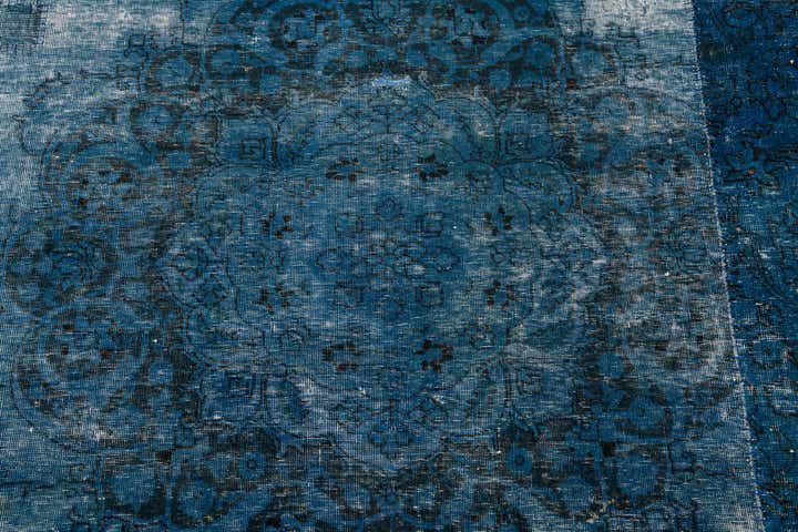 9' 4 x 12' 5 Hand Knotted Ultra Vintage Persian Wool Rug
