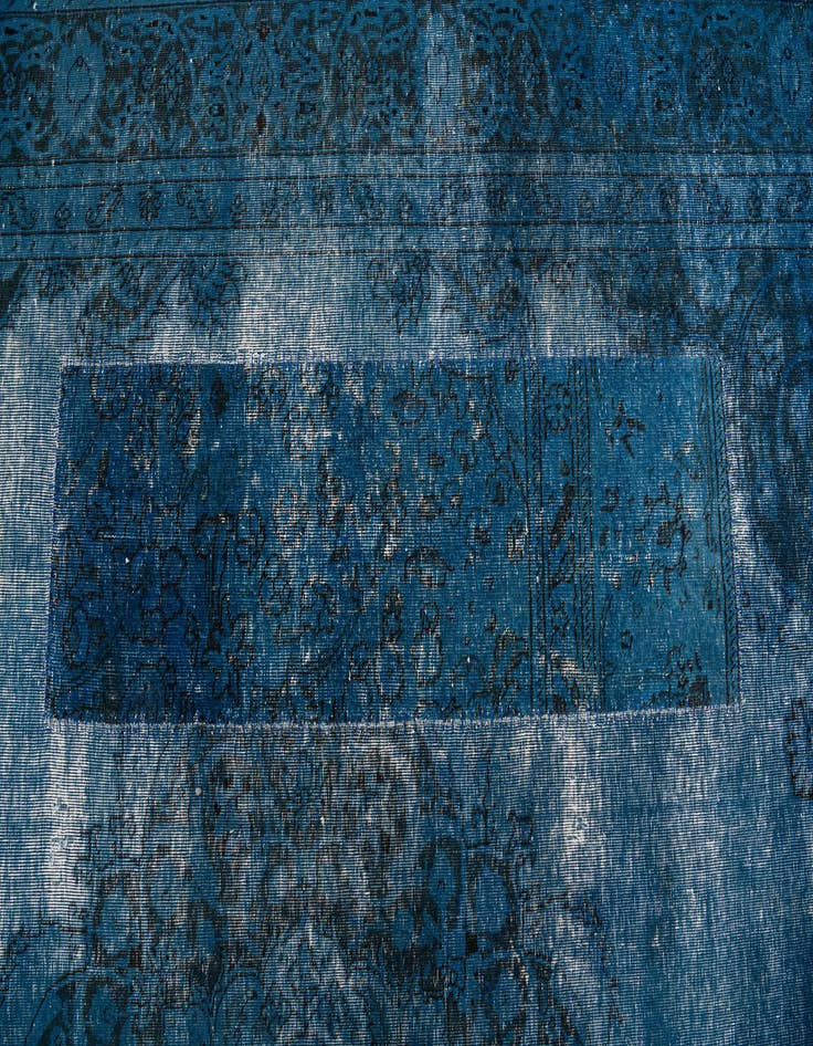 Detail image of 9' 4 x 12' 5  Hand Knotted Ultra Vintage Persian Wool Rug