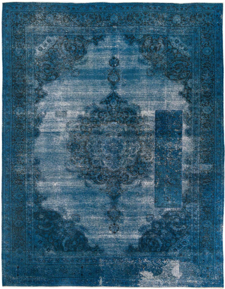 Detail image of 9' 4 x 12' 5 Hand Knotted Ultra Vintage Persian Wool Rug