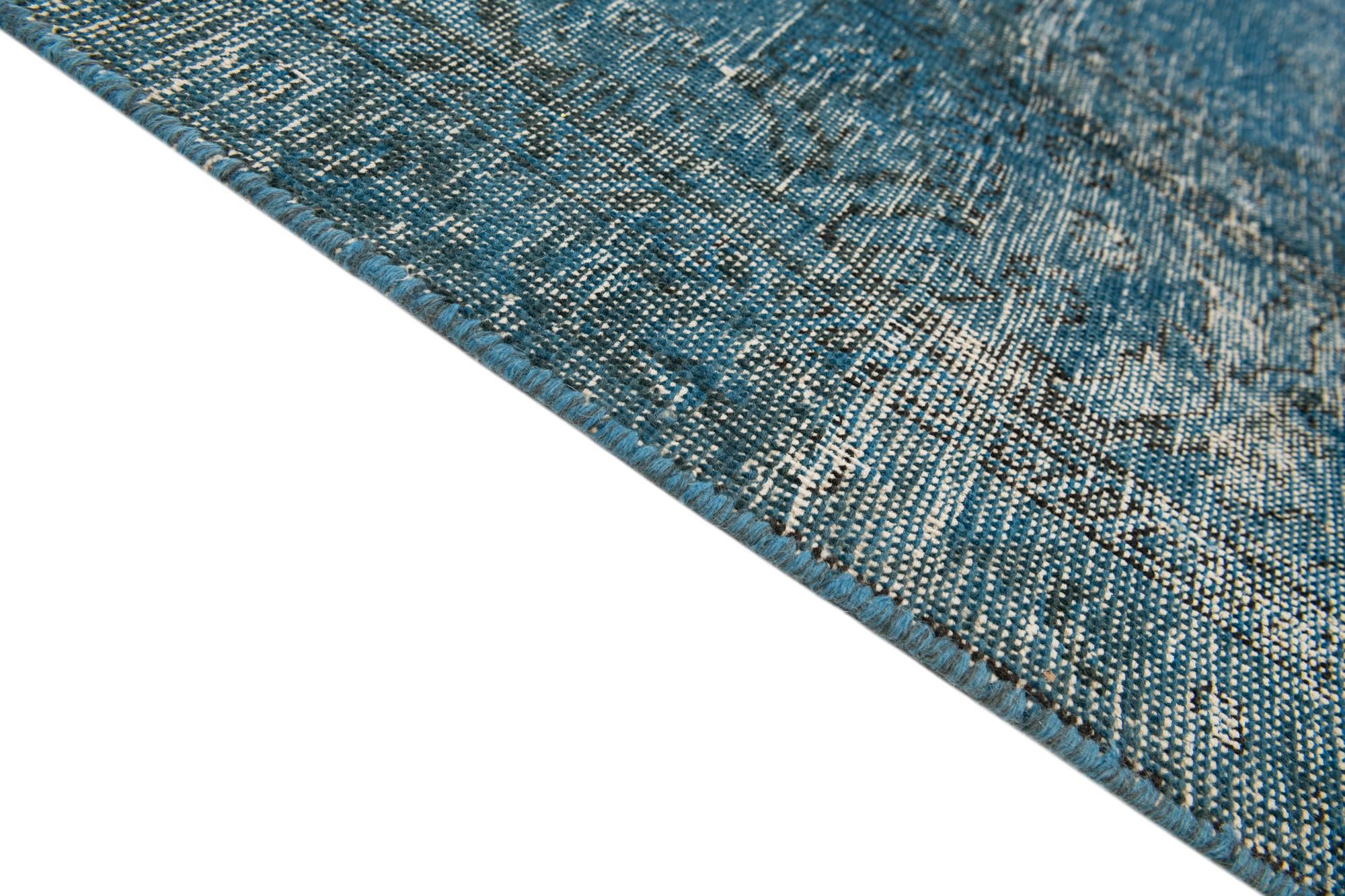10' x 12' 8 Hand Knotted Ultra Vintage Persian Wool Rug