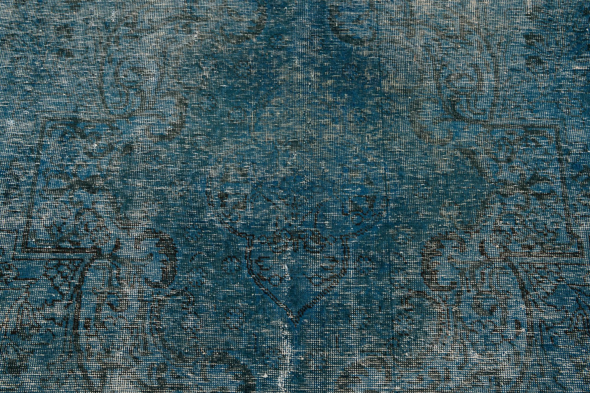 10' x 12' 8 Hand Knotted Ultra Vintage Persian Wool Rug