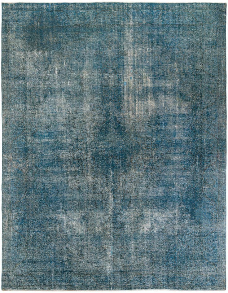 Detail image of 10' x 12' 8 Hand Knotted Ultra Vintage Persian Wool Rug