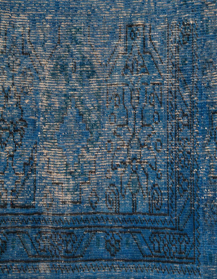 Detail image of 5' 10 x 9' 10  Hand Knotted Ultra Vintage Persian Wool Rug