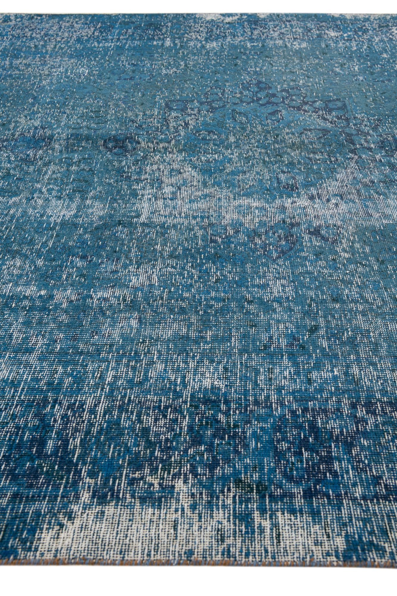6' 8 x 9' 9 Hand Knotted Ultra Vintage Persian Wool Rug