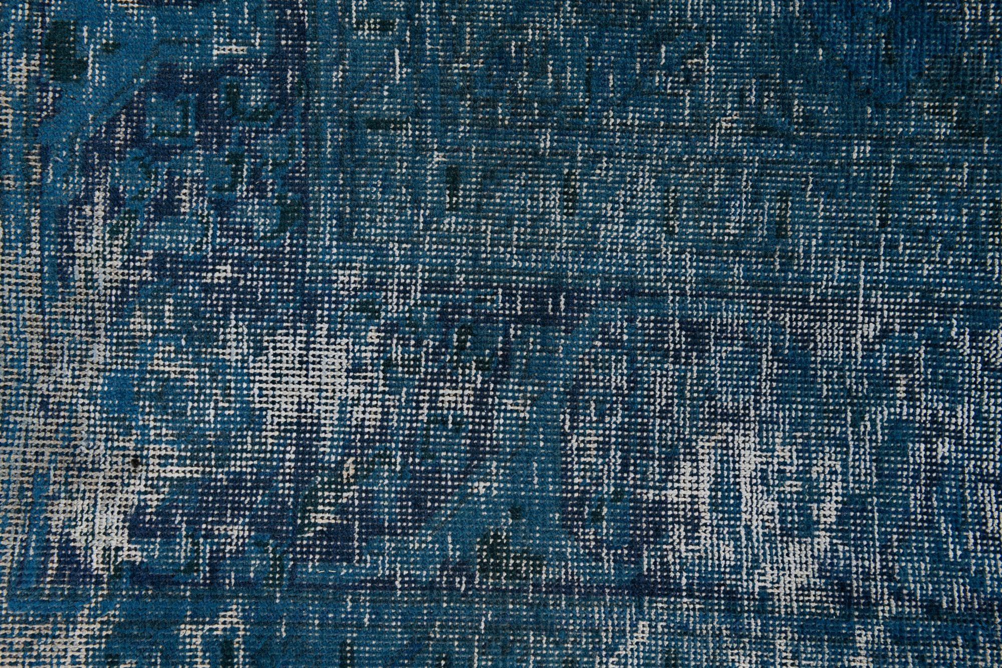 6' 8 x 9' 9 Hand Knotted Ultra Vintage Persian Wool Rug
