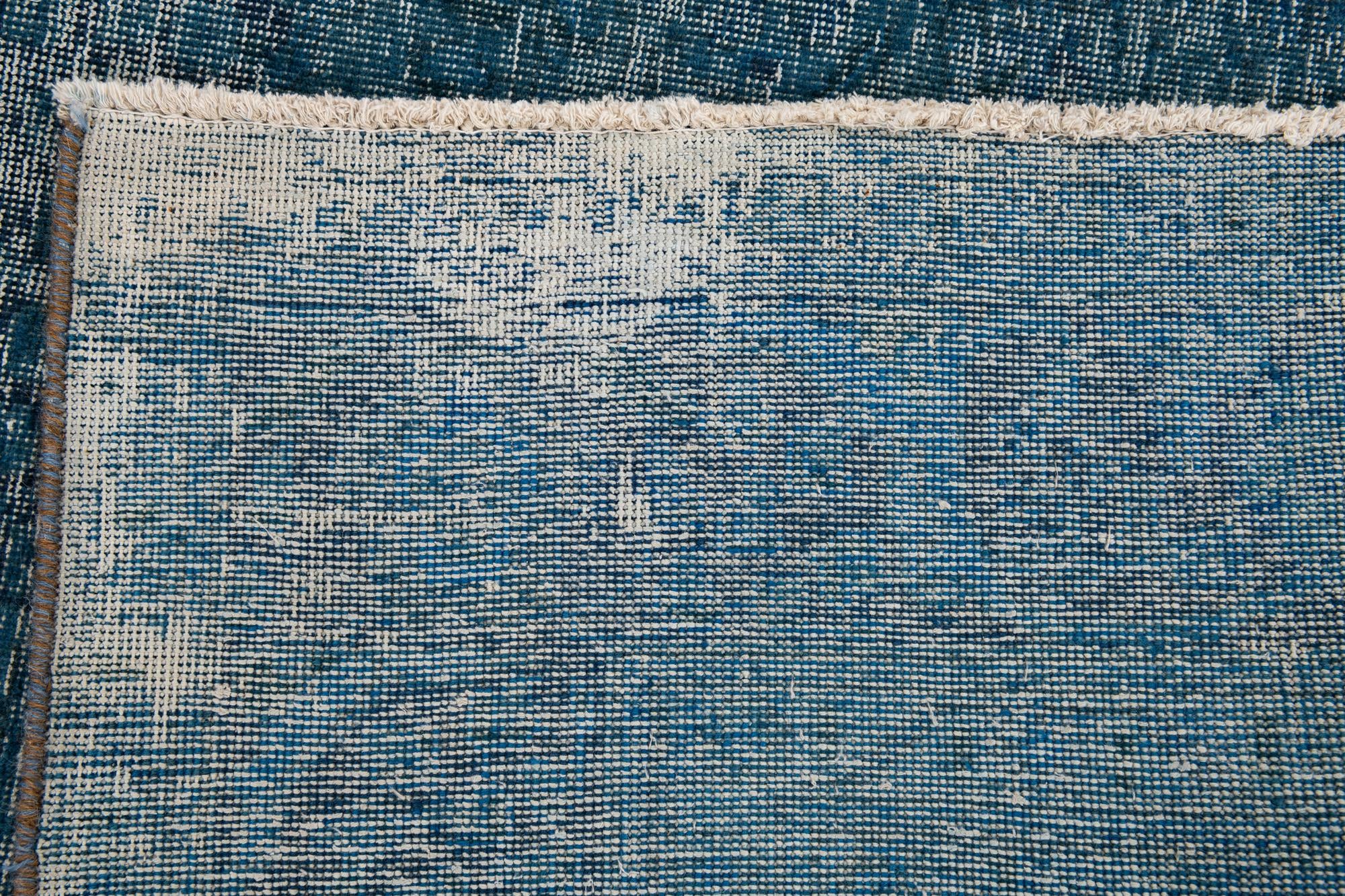 6' 8 x 9' 9 Hand Knotted Ultra Vintage Persian Wool Rug