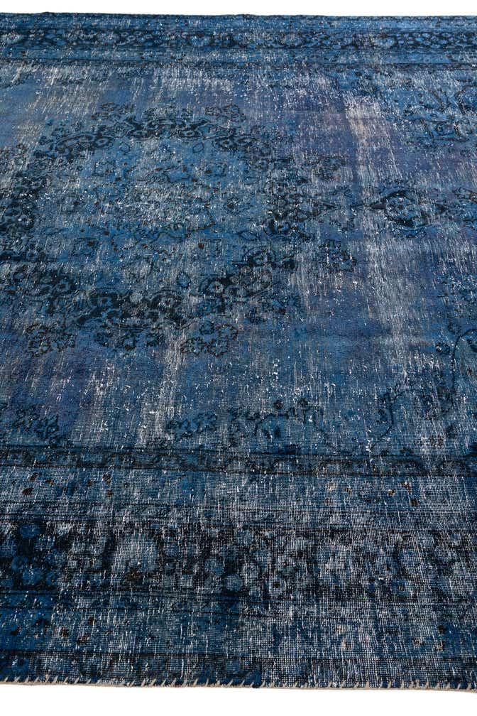 8' x 10' 9 Hand Knotted Ultra Vintage Persian Wool Rug