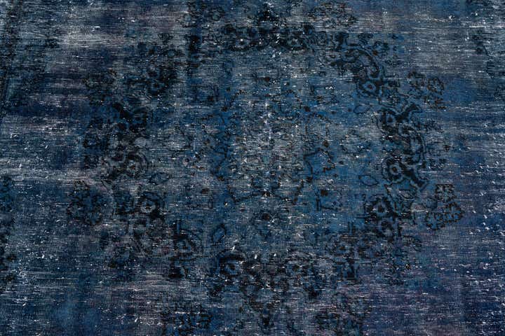 8' x 10' 9 Hand Knotted Ultra Vintage Persian Wool Rug