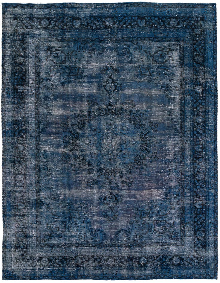 Detail image of 8' x 10' 9 Hand Knotted Ultra Vintage Persian Wool Rug