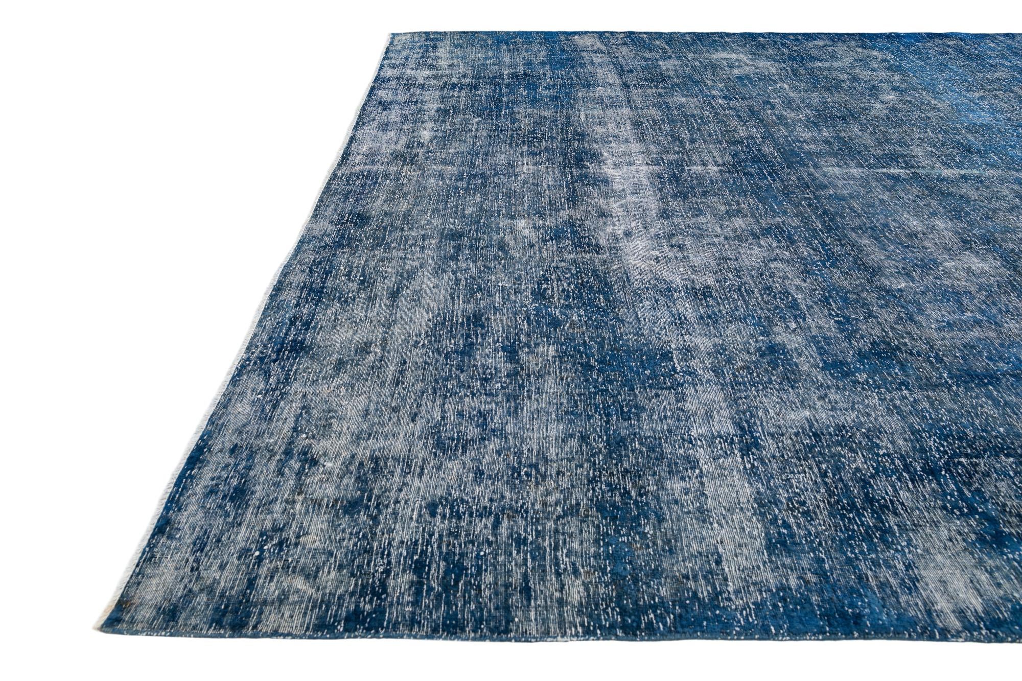 9' 9 x 12' 10 Hand Knotted Ultra Vintage Persian Wool Rug