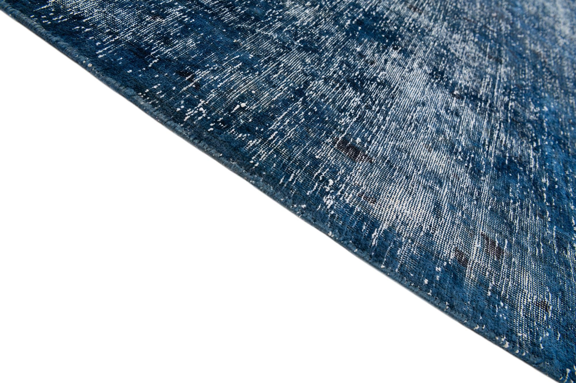 9' 9 x 12' 10 Hand Knotted Ultra Vintage Persian Wool Rug