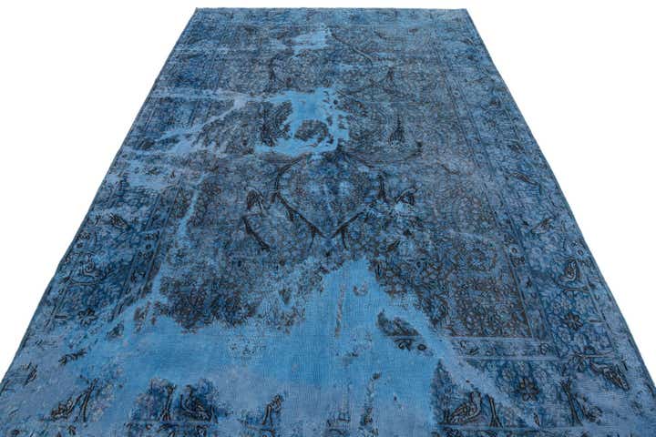 6' 2 x 9' 2 Hand Knotted Ultra Vintage Persian Wool Rug