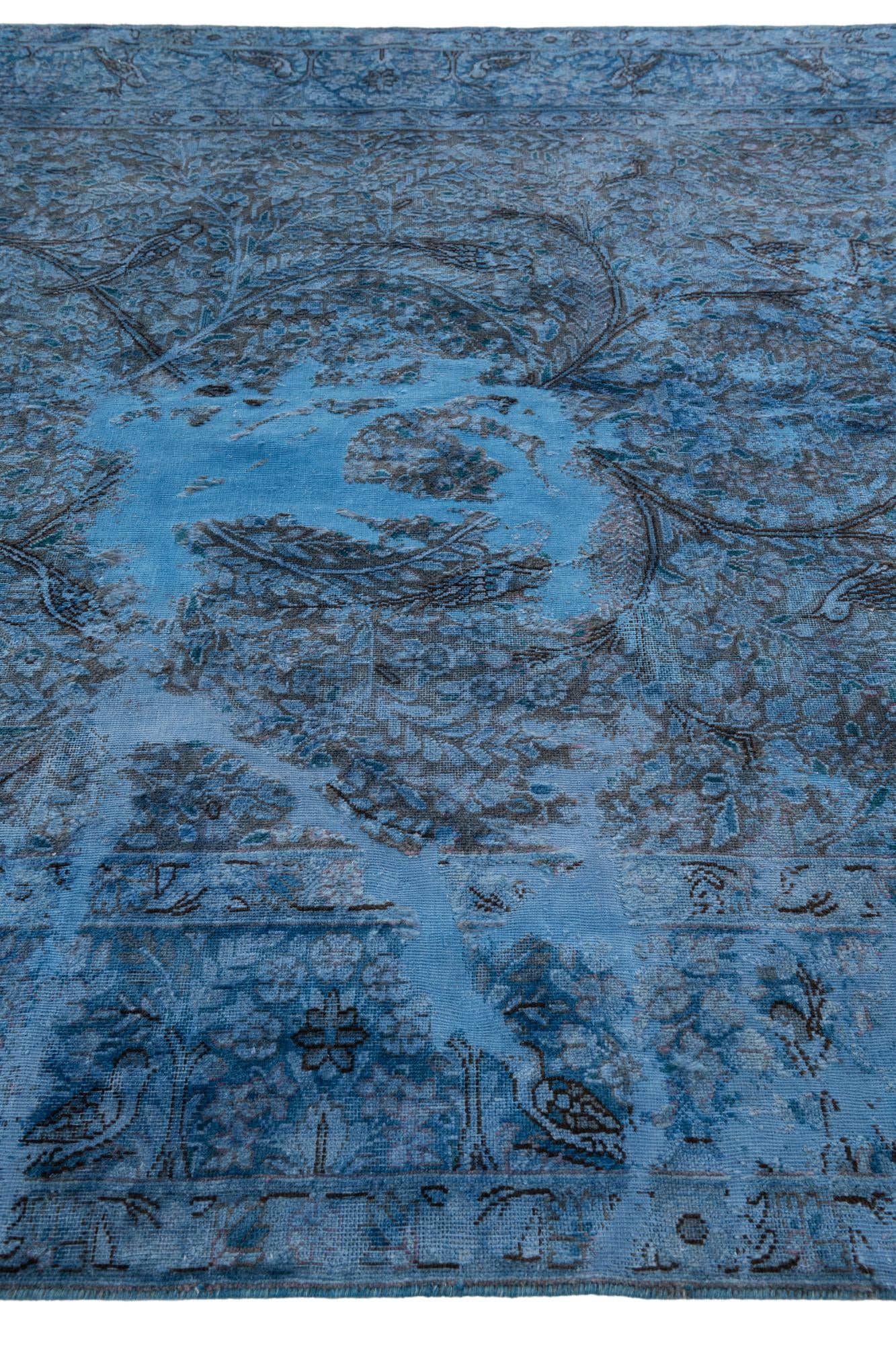6' 2 x 9' 2 Hand Knotted Ultra Vintage Persian Wool Rug