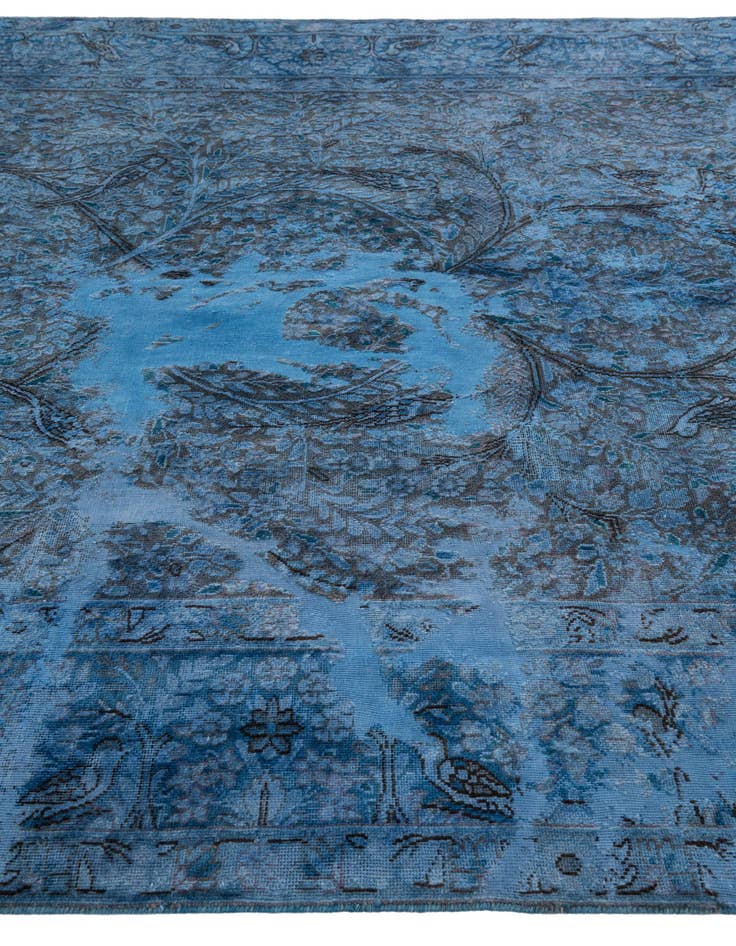 Detail image of 6' 2 x 9' 2  Hand Knotted Ultra Vintage Persian Wool Rug