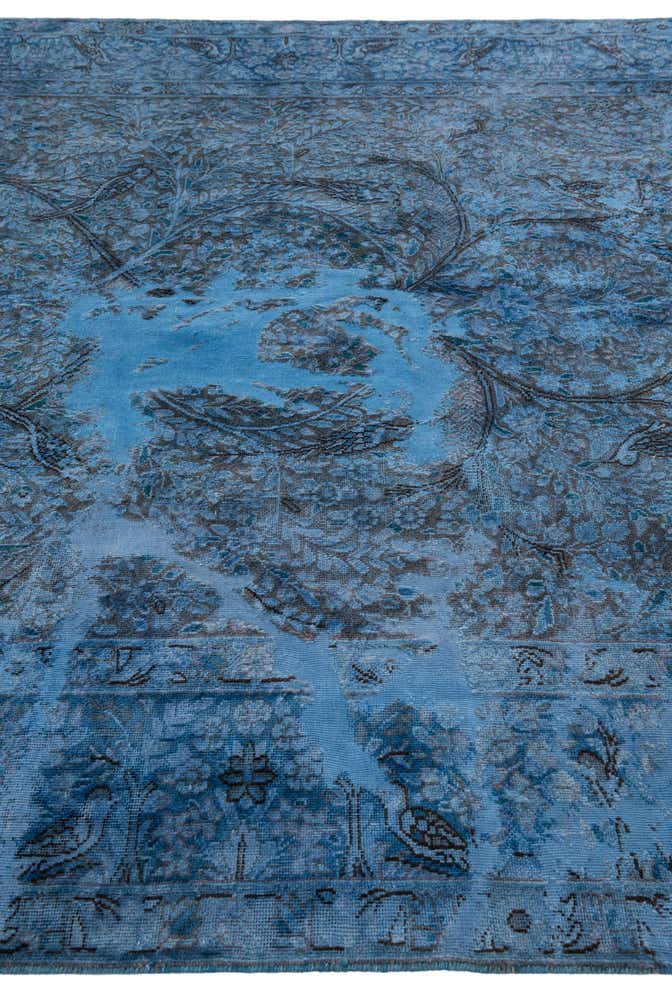 6' 2 x 9' 2 Hand Knotted Ultra Vintage Persian Wool Rug