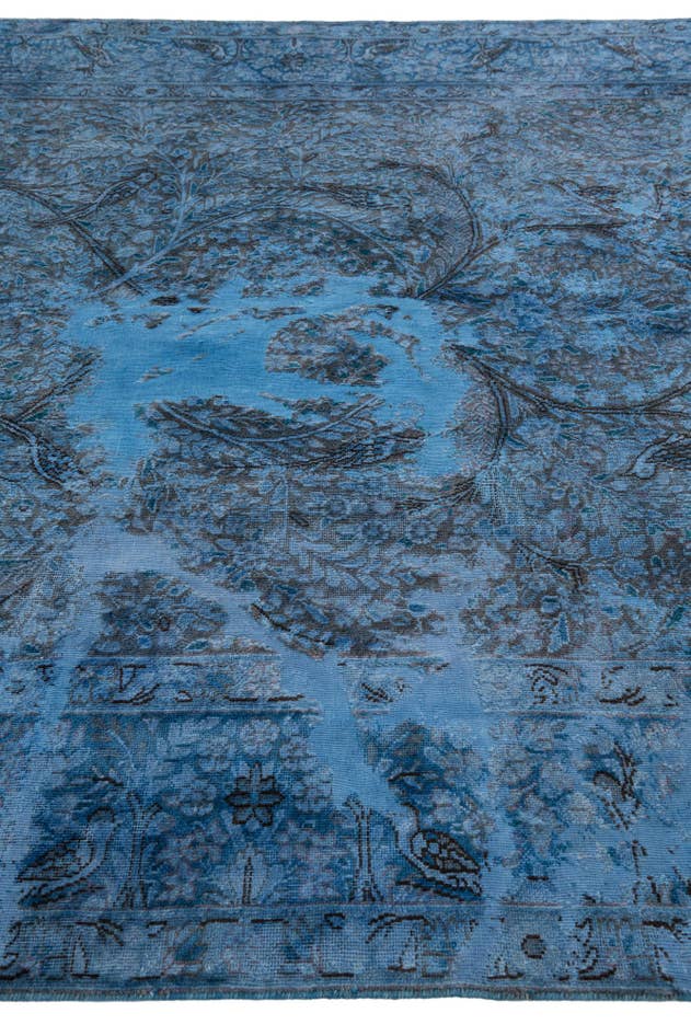 Detail image of 6' 2 x 9' 2 Hand Knotted Ultra Vintage Persian Wool Rug