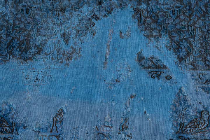 6' 2 x 9' 2 Hand Knotted Ultra Vintage Persian Wool Rug