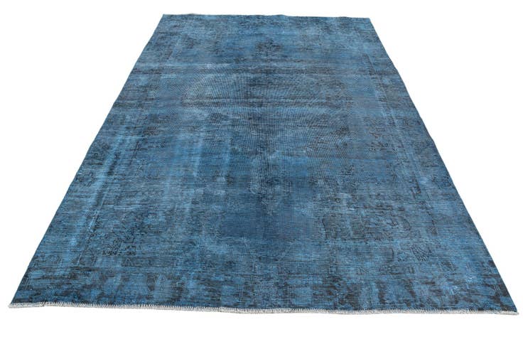 Detail image of 6' 2 x 8' 10 Hand Knotted Ultra Vintage Persian Wool Rug