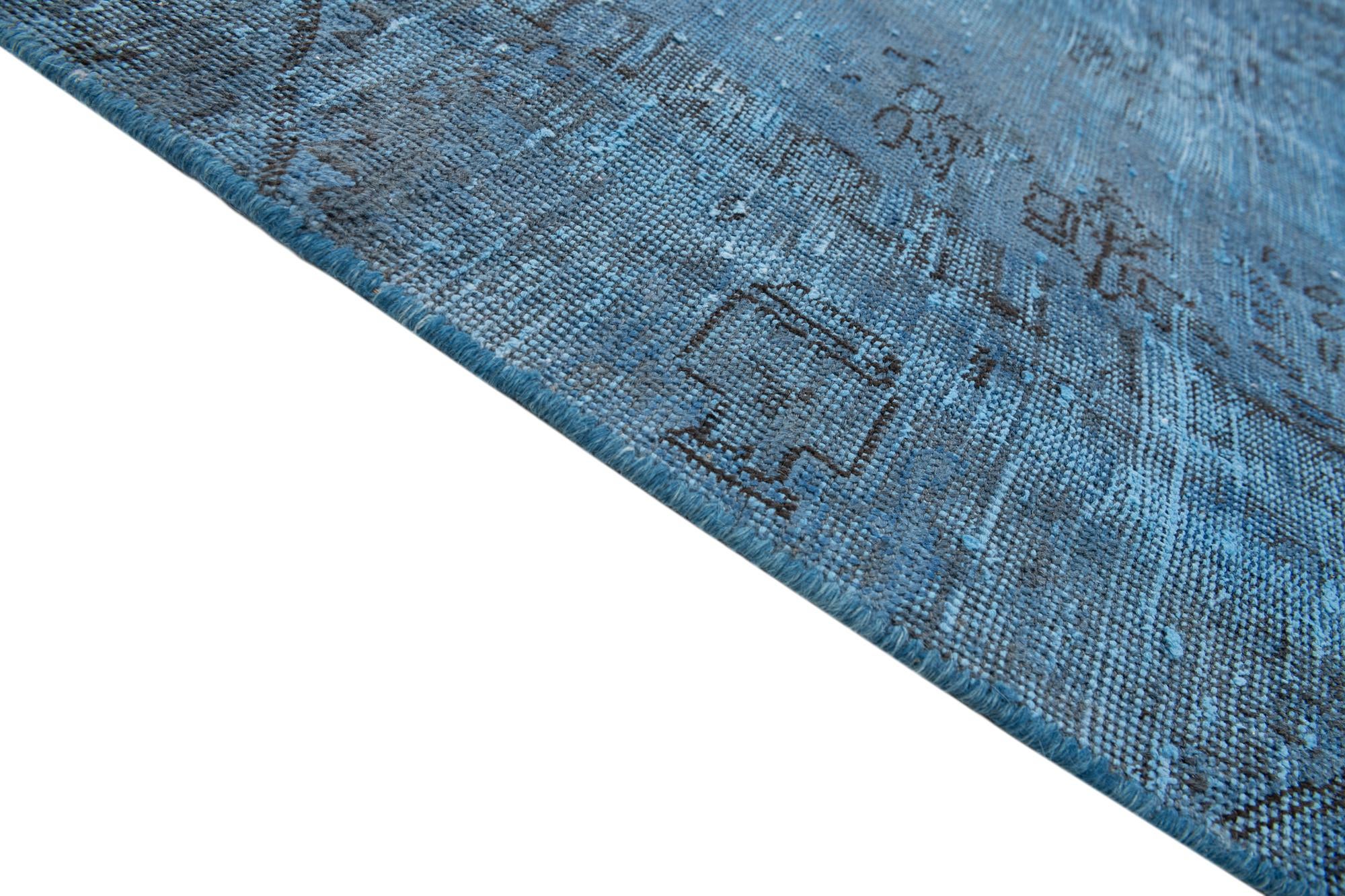6' 2 x 8' 10 Hand Knotted Ultra Vintage Persian Wool Rug