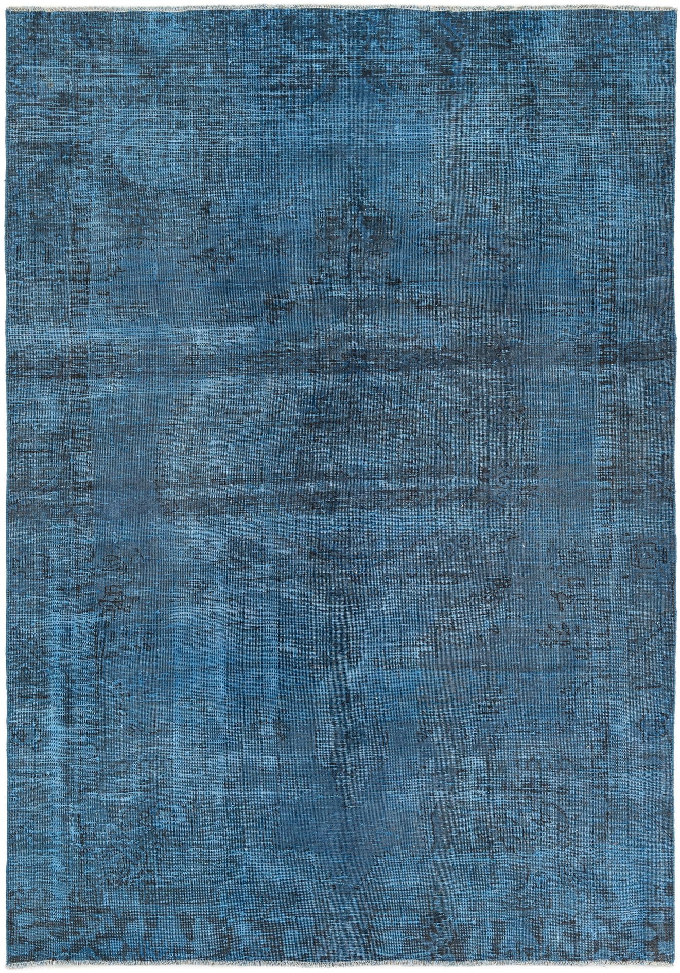 6' 2 x 8' 10 Hand Knotted Ultra Vintage Persian Wool Rug