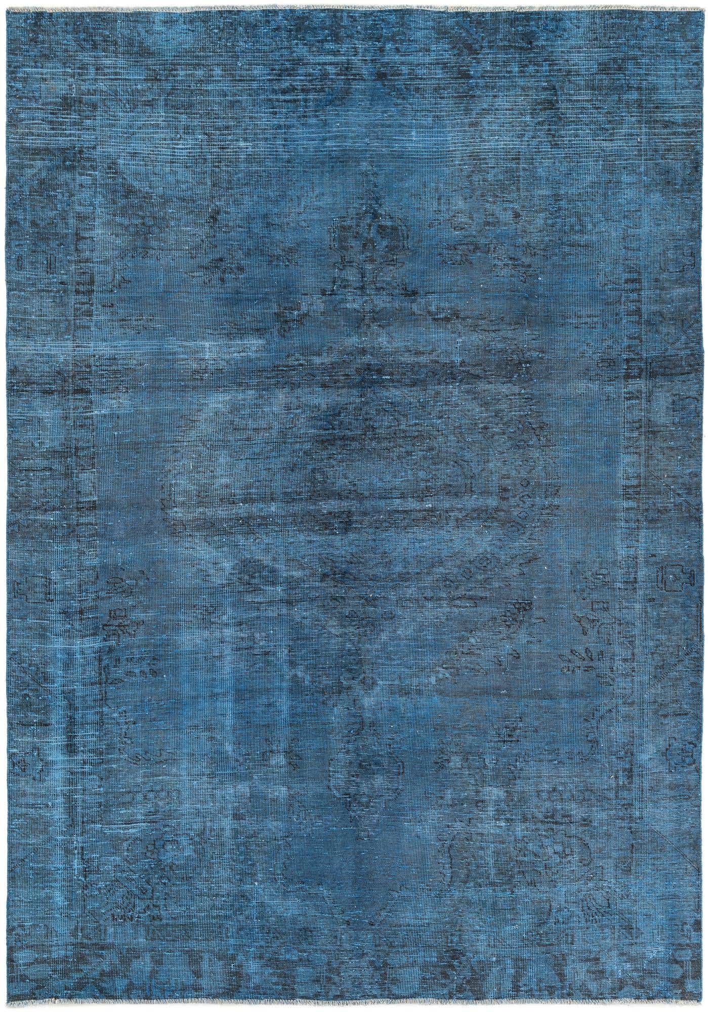 6' 2 x 8' 10 Hand Knotted Ultra Vintage Persian Wool Rug