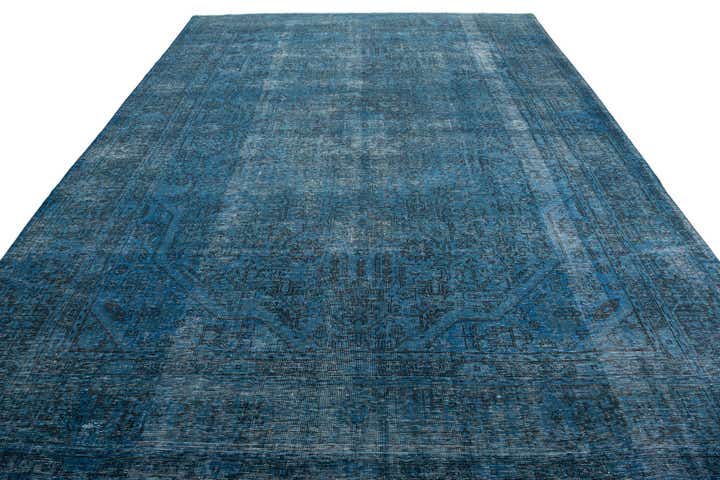 9' 7 x 12' 9 Hand Knotted Ultra Vintage Persian Wool Rug