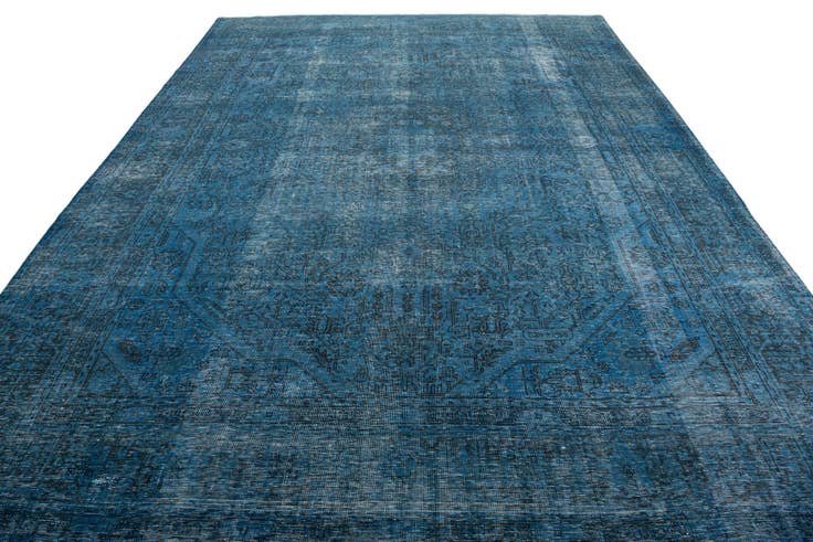Detail image of 9' 7 x 12' 9 Hand Knotted Ultra Vintage Persian Wool Rug