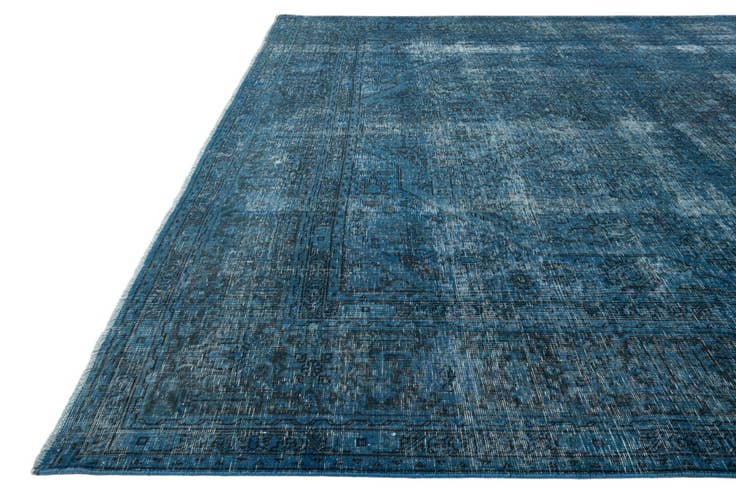 Detail image of 9' 7 x 12' 9 Hand Knotted Ultra Vintage Persian Wool Rug