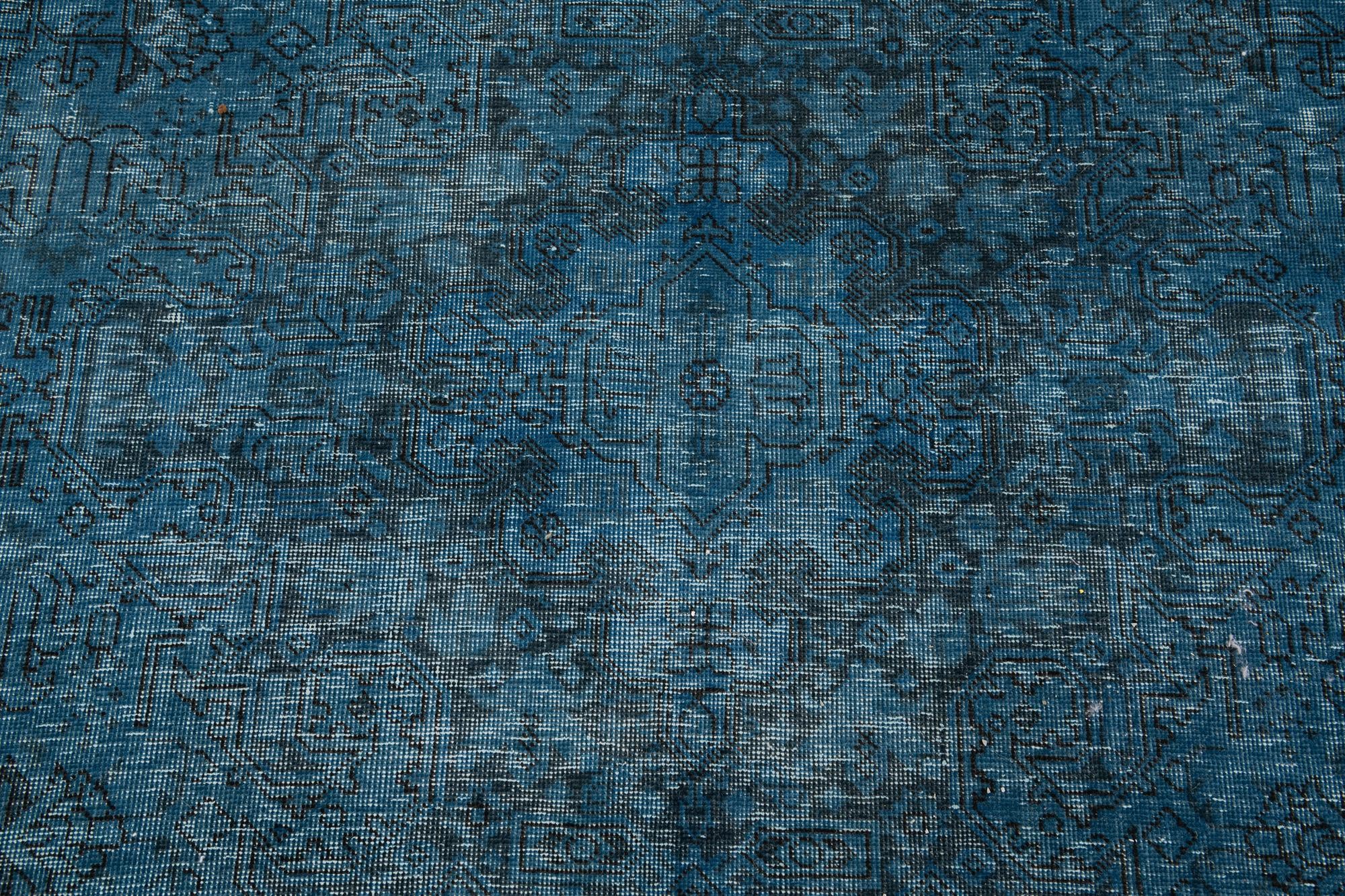 9' 7 x 12' 9 Hand Knotted Ultra Vintage Persian Wool Rug