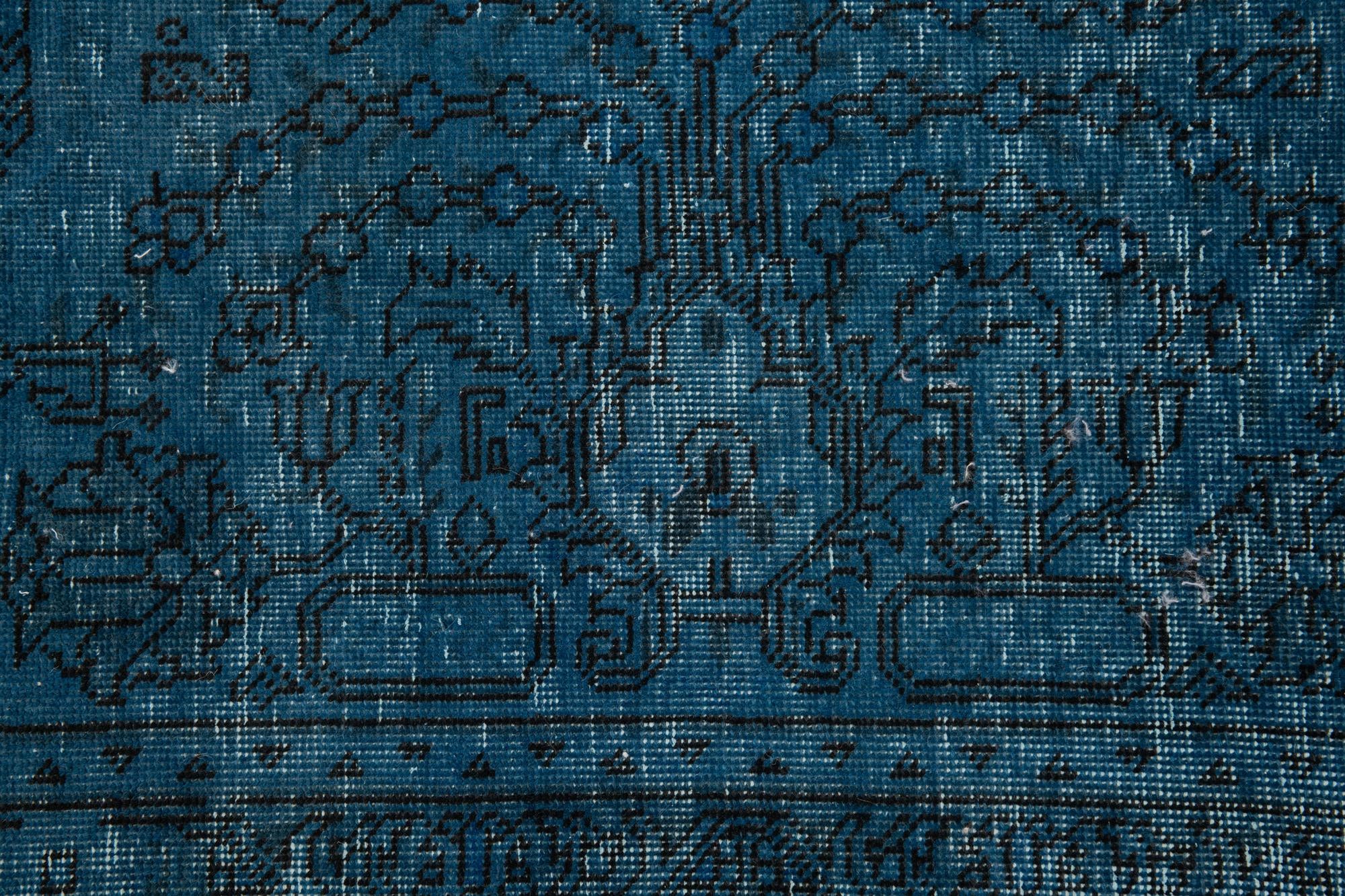 9' 7 x 12' 9 Hand Knotted Ultra Vintage Persian Wool Rug