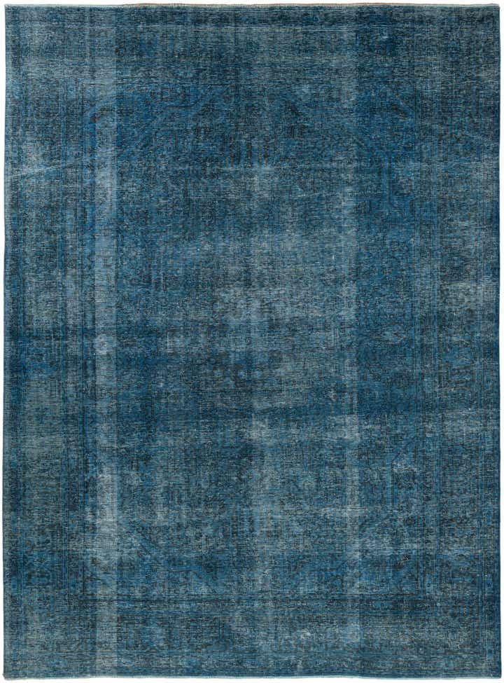 9' 7 x 12' 9 Hand Knotted Ultra Vintage Persian Wool Rug