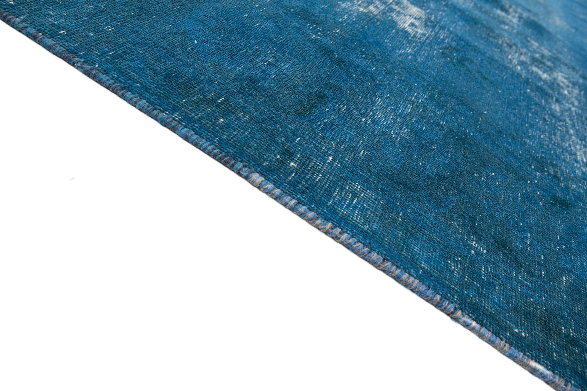 9' 8 x 12' 1 Hand Knotted Ultra Vintage Persian Wool Rug