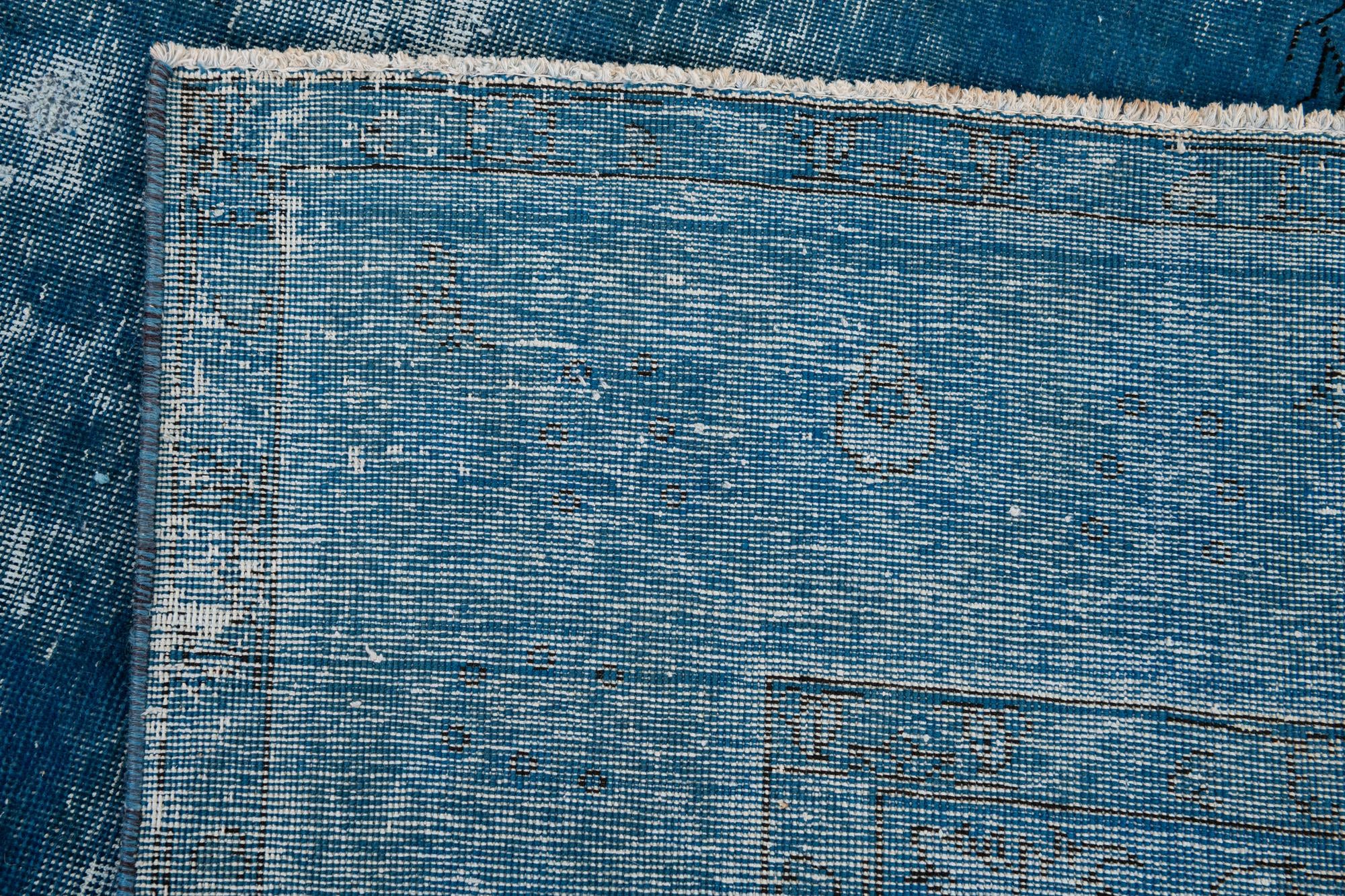 9' 8 x 12' 1 Hand Knotted Ultra Vintage Persian Wool Rug
