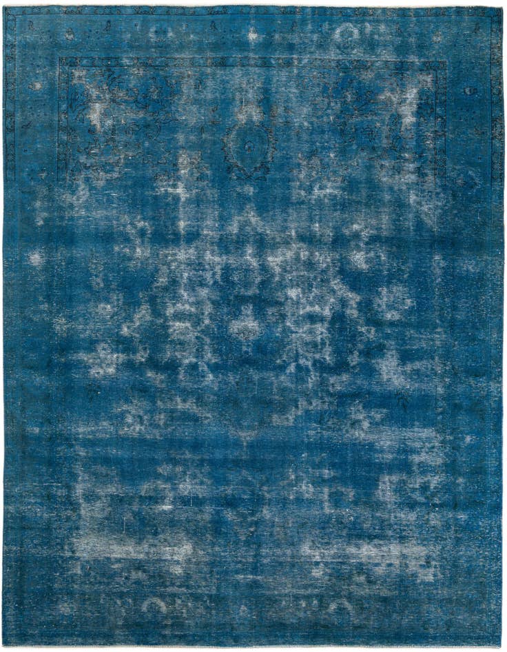 Detail image of 9' 8 x 12' 1 Hand Knotted Ultra Vintage Persian Wool Rug