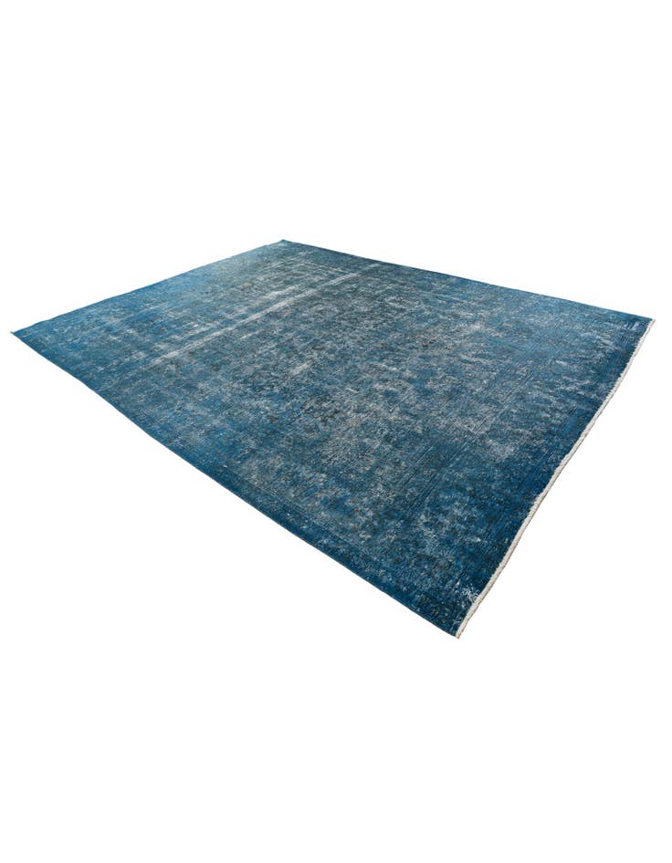 Detail image of 9' 7 x 12' 6  Hand Knotted Ultra Vintage Persian Wool Rug