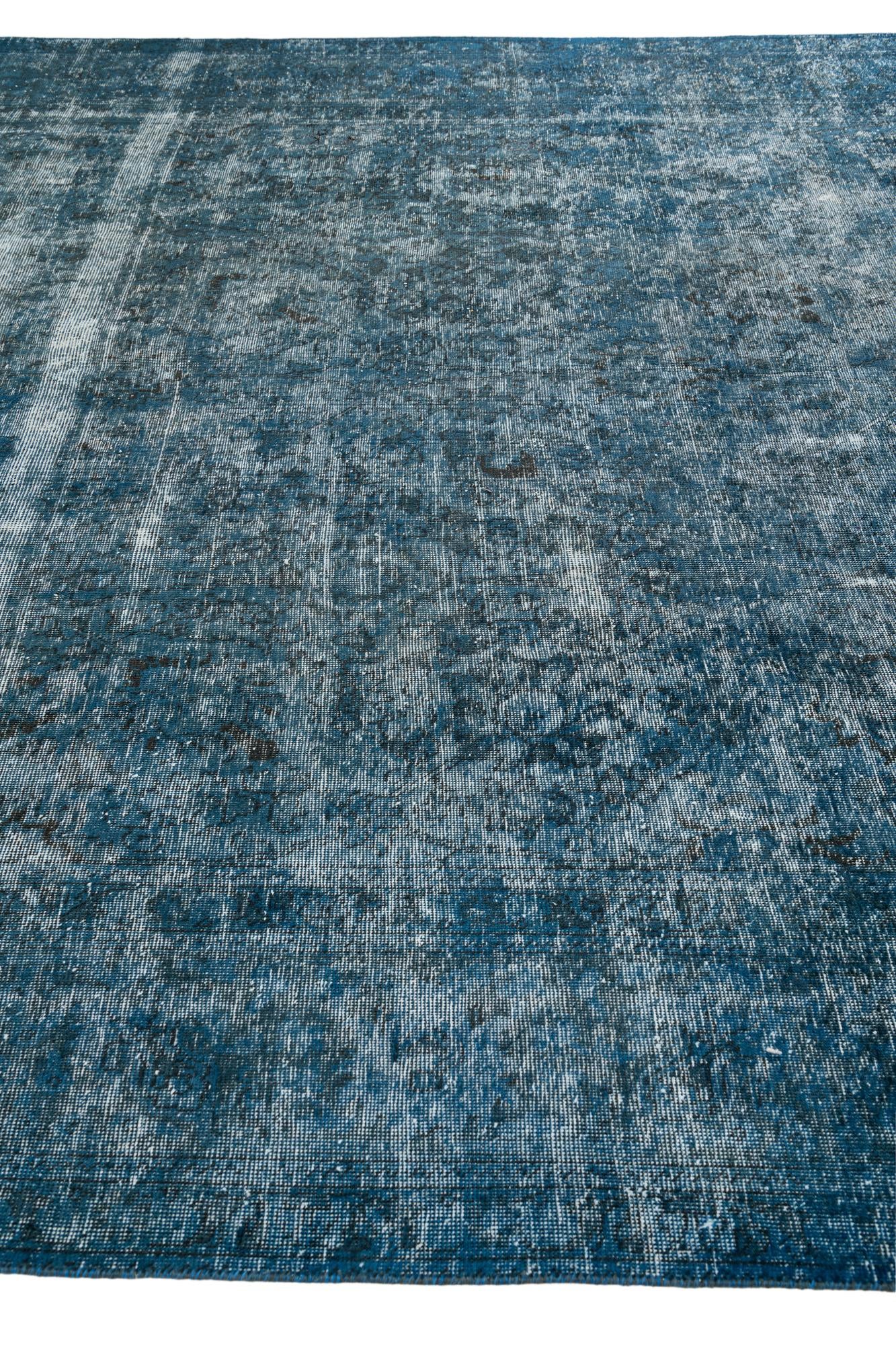 9' 7 x 12' 6 Hand Knotted Ultra Vintage Persian Wool Rug
