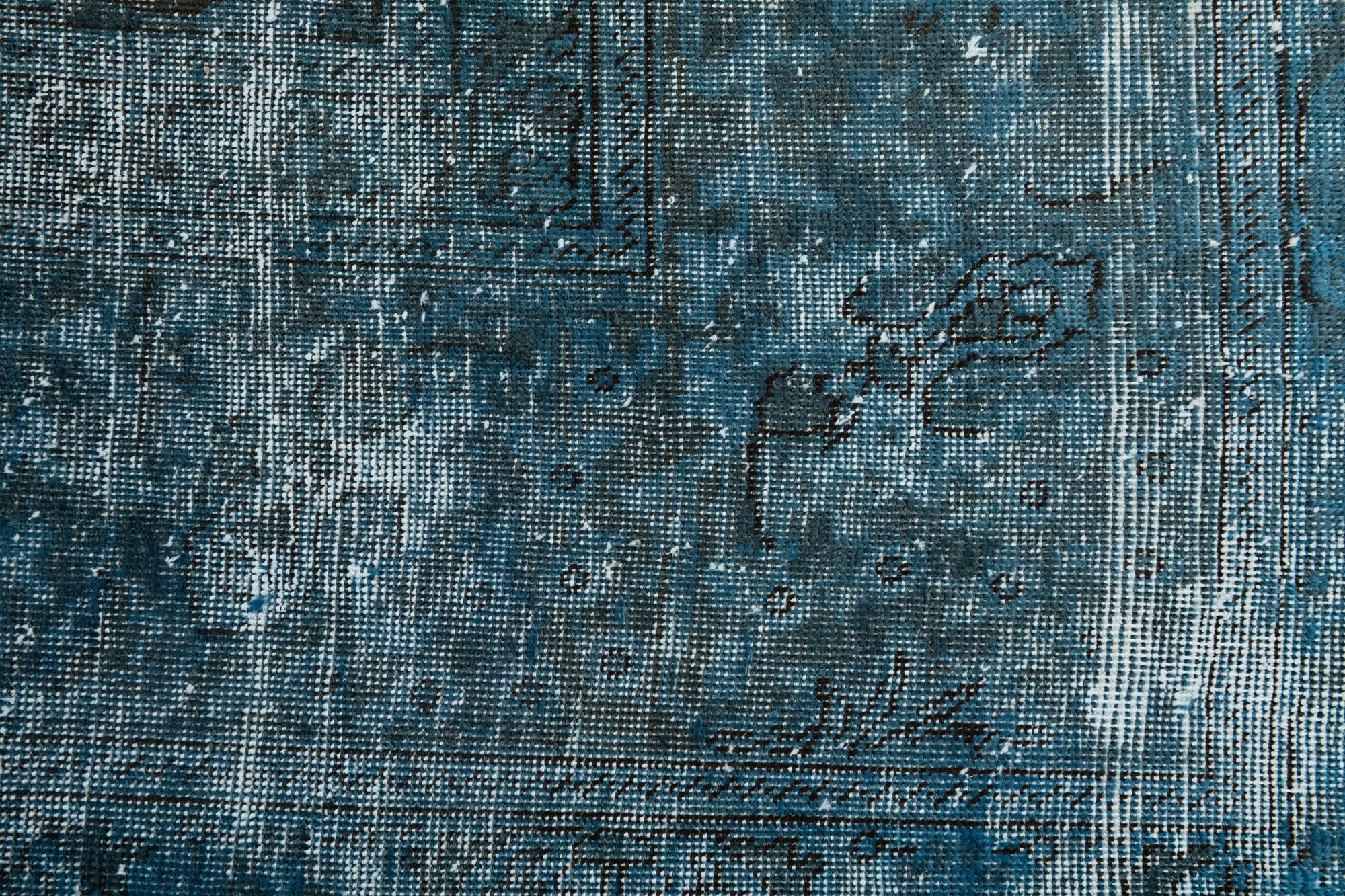 9' 7 x 12' 6 Hand Knotted Ultra Vintage Persian Wool Rug
